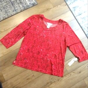 NWT Beautiful beaded top